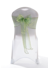 Crystal Chair Sashes - Blue Sage 8”x108” (5 Pack) 