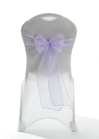 Crystal Chair Sashes - Violet 8”x108” (5 Pack) 
