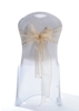Crystal Chair Sashes - Champagne 8”x108” (5 Pack) 