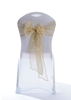 Crystal Chair Sashes - Antique Gold 8”x108” (5 Pack) 