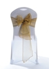 Crystal Chair Sashes - Victorian Gold 8”x108” (5 Pack) 