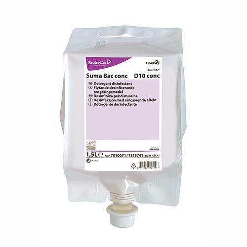 D10 Suma Concentrated Anti Bac Surface Cleaner (4 x 1.5Ltr) 