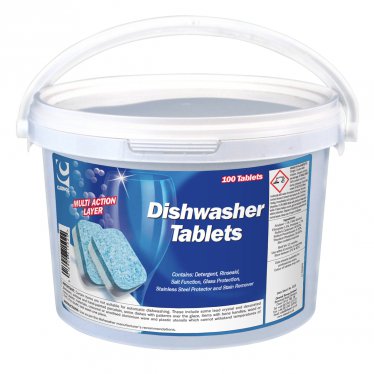 DISHWASHER TABLETS  Pack of 100 Dishwasher, Tablets, Cleenol
