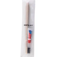Dental Kit with 5g Colgate Toothpaste - Straw Plastic Toothbrush (100) 