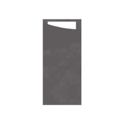 Duni Sacchetto Grey/ white napkin case of 500 