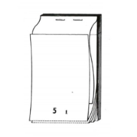 Small Duplicate Order Pads - With Carbon (100 Pack) Duplicate, Waiters, Pads, 76mm, 139.5mm, Bemrose, Booth