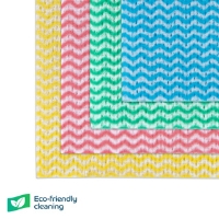 Ecofibre Compostable Wipes  Blue/Green/Red/Yellow 50 pack 