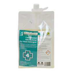 Evolution Antibac Potwash Detergent, 2x1.5L pouch Evolution, Antibac, Potwash, Detergent, Cleenol