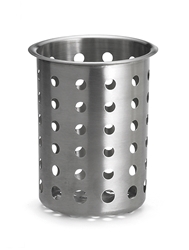  Flatware Cylinder, Stainless Steel, 4.5 x 4.5 x 5.5” 
