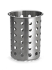  Flatware Cylinder, Stainless Steel, 4.5 x 4.5 x 5.5” 