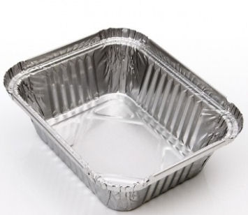 Foil Container 470ml (16oz) 147x122x40mm (5.7''x4.8''x1.5'') (1000 Pack) 