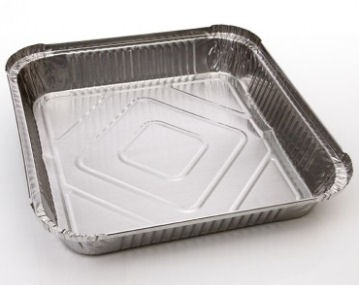 Foil Container 81500ml (52oz) 230x230x38mm (9.0”x9.0”x1.5”) (200 Pack) 