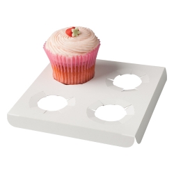 Four Cup Cake Box & Insert 