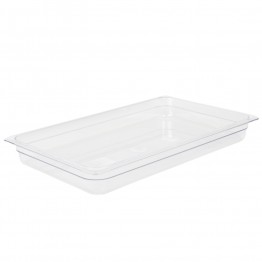 GN 1/1, 65mm Deep, 8.5Ltr, Gastronorm Container, Polycarbonate, Clear 