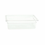 GN 1/2, 100mm Deep, 6Ltr, Gastronorm Container, Polycarbonate, Clear 