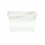 GN 1/2, 200mm Deep, 10.8Ltr, Gastronorm Container, Polycarbonate, Clear 