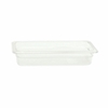 GN 1/3, 65mm Deep, 2.5Ltr, Gastronorm Container, Polycarbonate, Clear 