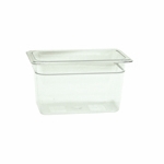 GN 1/4, 150mm Deep, 3.8Ltr, Gastronorm Container, Polycarbonate, Clear 