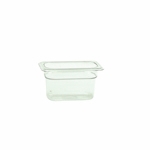 GN 1/9, 100mm Deep, 800ml, Gastronorm Container, Polycarbonate, Clear 
