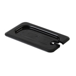 GN 1/9, Slotted Cover, Black, for Polycarbonate Gastronorm Container 
