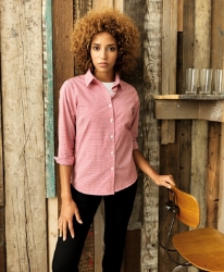 Gingham long sleeve Blouse 