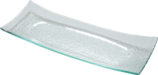 Glass Curved Edge Platter 36x14x3.6cm (Pack of 1) 