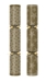 Gold Textured Stars Cracker 12” (50 Pack) - SW-C502-GTU -L