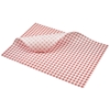 Greaseproof Paper Red Gingham Print 35 x 25cm (Each) Greaseproof, Paper, Red, Gingham, Print, 35, 25cm, Nevilles
