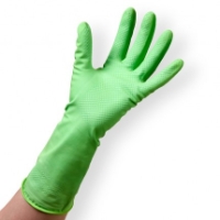 Green Household Rubber Glove Large 