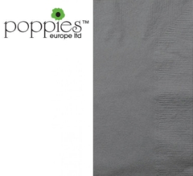 Grey Pre-Folded 2 Ply 40cm 