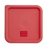 HYGIPLAS SQUARE  LID - RED MED-FITS 5.5-7LTR STORAGE CONTAINER 
