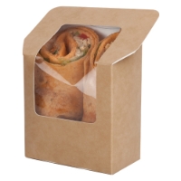 Heat-seal Tortilla Pack Kraft effect (500 Pack) 