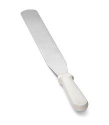 Icing Spatula with White ABS Handle 