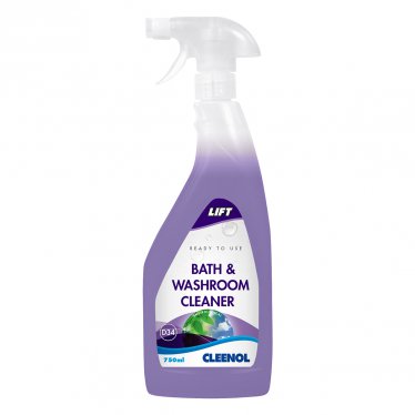 Lift Bath & Washroom Cleaner - 750ml Lift, Bath, Washroom, Cleaner, Cleenol