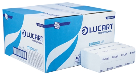 Lucart Strong Z-fold 2Ply White Paper Towel (3000 Pack) 