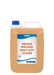 HEAVY DUTY CLEANER - ORANGE PERFUMED 5L Heavy, Duty, Cleaner, Orange, Perfumed, Cleenol