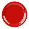 Narrow Rim Plate 10 1/2in / 265mm, Pure Red (4 Pack) 