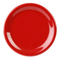 Narrow Rim Plate 10 1/2? / 265mm, Pure Red 