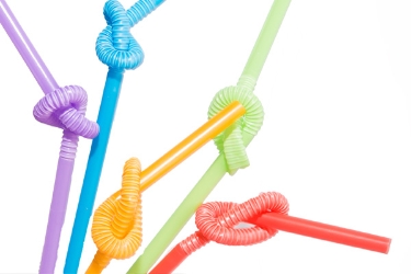 Neon 11" Crazy Bendy Straw (x250) 