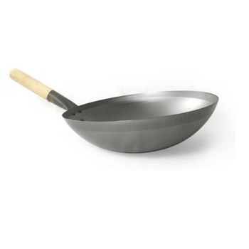 Oriental Wok Wooden Handled 32 Cm 
