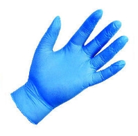  Blue Nitrile Gloves - Large (100) 