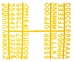 Peg Letter Set Yellow 3/4 Inch (Each) - BE-3862Y