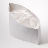Plain White Forage Hat 