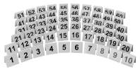 Plastic Table Number 35 (Each) Plastic, Table, Number, 35, Beaumont
