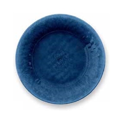 Potters Reactive Glaze Side plate Blue 8.5 x 8.5 x 0.7?  (6 Pack) 