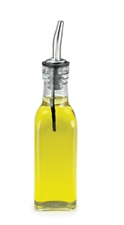 6 oz Oil & Vinegar Bottles with Stainless Steel Pourers (Fits Racks 9085R & 9085RBK) 