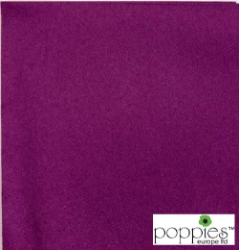 Purple 3 Ply 40cm Napkins (1000 Pack) 