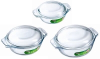 Pyrex 3 Piece Casserole Set - NEW  1.0L/1.6L/2.3L (2 Pack) Pyrex, 3, Piece, Casserole, Set, NEW, 1.0L1.6L2.3L