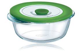 Pyrex Bowl & Green Lid  2.0L (3 Pack) Pyrex, Bowl, &, Green, Lid, 2.0L