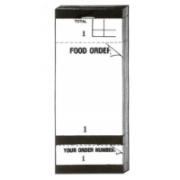 Rainbow Order Pads - Single Ply (100 Pack) Rainbow, Standard, Single, Ply, Waiters, Pads, 63.5mm, 152mm, Bemrose, Booth